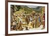 Everyday Life in an Inca Community-Mike White-Framed Giclee Print