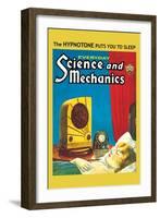 Everyday Science and Mechanics: The Hypnotone Puts You to Sleep-null-Framed Art Print