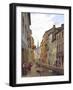 Everyday Street Scene-Eduard Gaertner-Framed Giclee Print