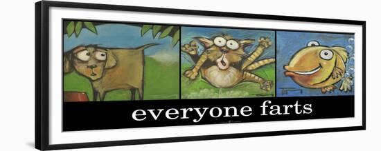 Everyone Farts Poster-Tim Nyberg-Framed Giclee Print