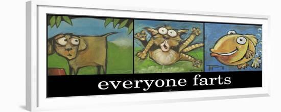 Everyone Farts Poster-Tim Nyberg-Framed Giclee Print