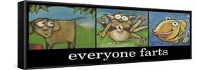 Everyone Farts Poster-Tim Nyberg-Framed Stretched Canvas