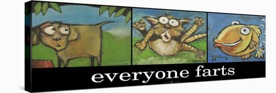 Everyone Farts Poster-Tim Nyberg-Stretched Canvas