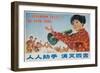 Everyone Together to Kill the 4 Evils, Original Chinese Cultural Revolution-null-Framed Giclee Print