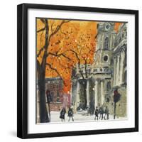 Everyone Welcome, St Martin in the Fields, London-Susan Brown-Framed Giclee Print