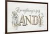 Everything Dandy Cream-Morgan Yamada-Framed Art Print