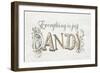 Everything Dandy Cream-Morgan Yamada-Framed Art Print