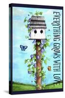 Everything grows with love-Melinda Hipsher-Stretched Canvas