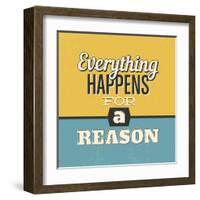 Everything Happens for a Reason-Lorand Okos-Framed Art Print