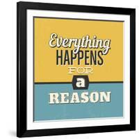 Everything Happens for a Reason-Lorand Okos-Framed Art Print