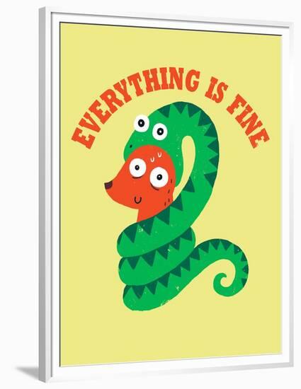 Everything Is Fine-Michael Buxton-Framed Premium Giclee Print