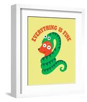 Everything Is Fine-Michael Buxton-Framed Art Print