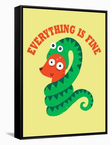 Everything Is Fine-Michael Buxton-Framed Stretched Canvas