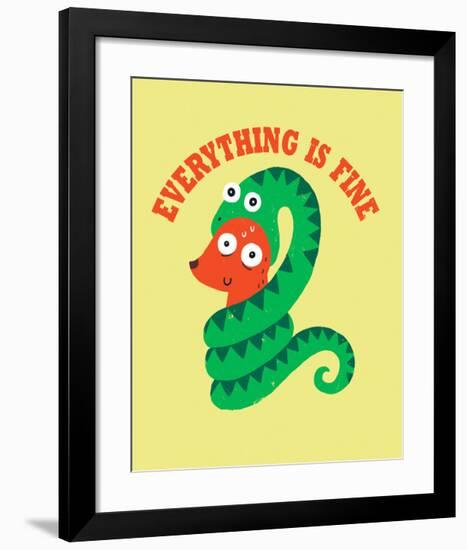 Everything Is Fine-Michael Buxton-Framed Art Print