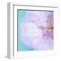 Everything is Going to be Just Fine-Sarah Gardner-Framed Art Print