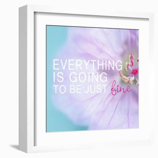 Everything is Going to be Just Fine-Sarah Gardner-Framed Art Print