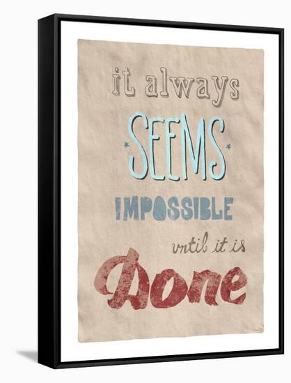 Everything Is Possible Poster-bloomua-Framed Stretched Canvas