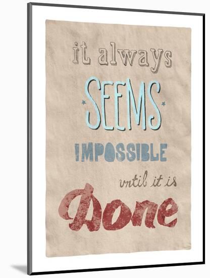 Everything Is Possible Poster-bloomua-Mounted Art Print