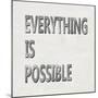 Everything is Possible-Jamie MacDowell-Mounted Art Print