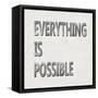 Everything is Possible-Jamie MacDowell-Framed Stretched Canvas