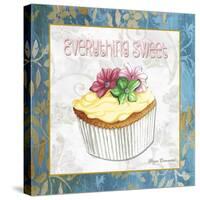 Everything Sweet Vanilla Cupcake-Megan Aroon Duncanson-Stretched Canvas