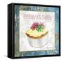 Everything Sweet Vanilla Cupcake-Megan Aroon Duncanson-Framed Stretched Canvas