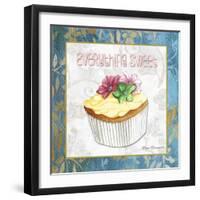 Everything Sweet Vanilla Cupcake-Megan Aroon Duncanson-Framed Giclee Print