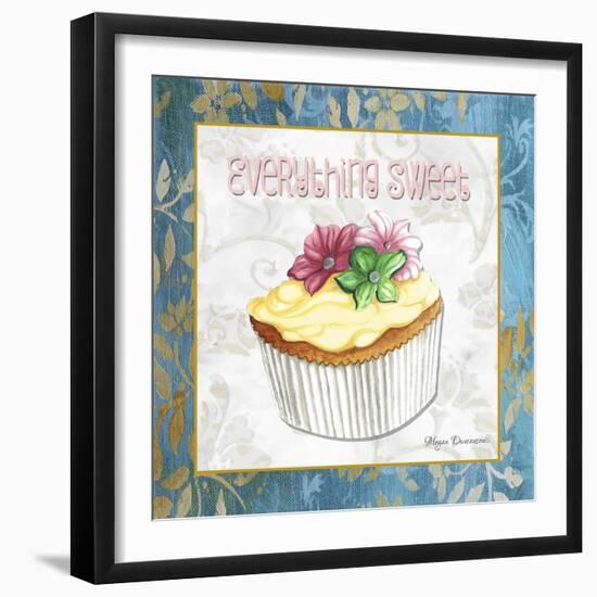 Everything Sweet Vanilla Cupcake-Megan Aroon Duncanson-Framed Giclee Print