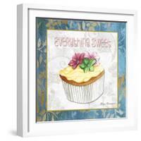 Everything Sweet Vanilla Cupcake-Megan Aroon Duncanson-Framed Giclee Print