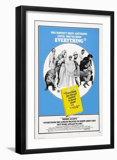 Everything You Always Wanted to Know About Sex,1972-null-Framed Premium Giclee Print