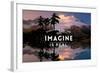 Everything you can Imagine is Real-Lantern Press-Framed Art Print