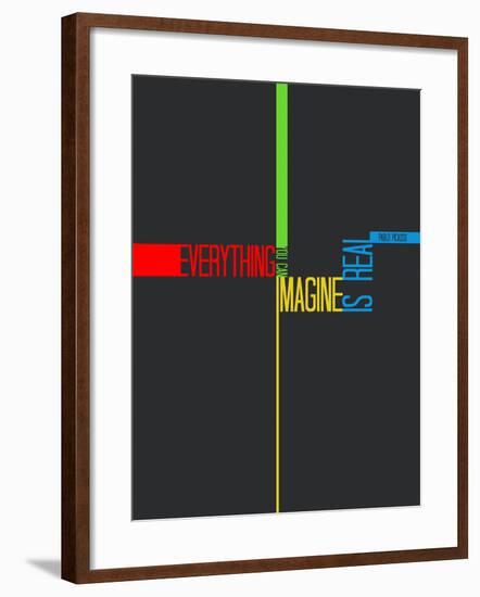 Everything you Imagine Poster-NaxArt-Framed Art Print