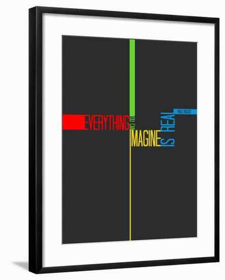 Everything you Imagine Poster-NaxArt-Framed Art Print