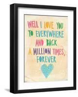 Everywhere And Back-Paula Mills-Framed Art Print