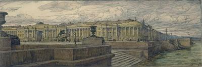 The Senate Square in St. Petersburg, 1904-Evgeny Evgenyevich Lanceray-Framed Giclee Print