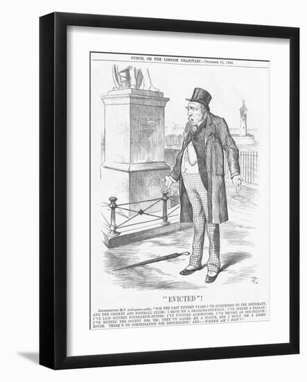 Evicted, 1884-Joseph Swain-Framed Giclee Print