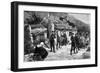 Eviction of an Irish Farmer by English Police, Print Made by F. Moller, fro-Charles Auguste Loye-Framed Giclee Print