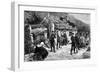 Eviction of an Irish Farmer by English Police, Print Made by F. Moller, fro-Charles Auguste Loye-Framed Giclee Print