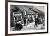 Eviction of an Irish Farmer by English Police, Print Made by F. Moller, fro-Charles Auguste Loye-Framed Giclee Print