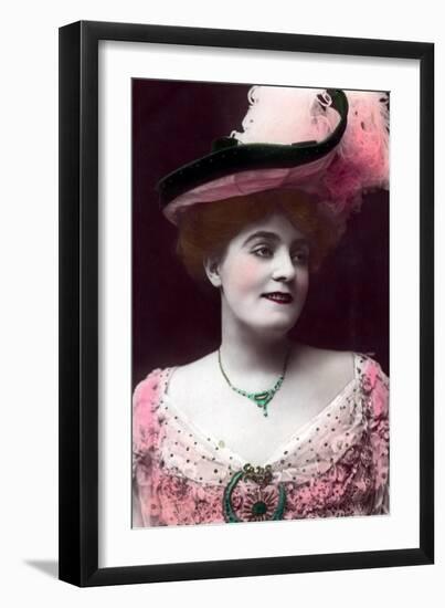 Evie Greene (1875-191), English Actress, 1906-null-Framed Giclee Print
