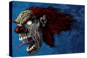 Evil Clown 2-FlyLand Designs-Stretched Canvas