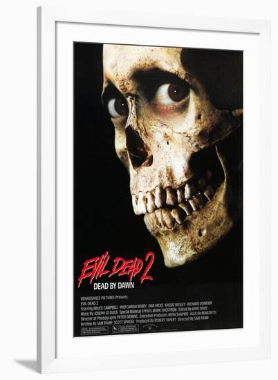 Evil Dead II (aka Evil Dead 2: Dead By Dawn), 1987-null-Framed Art Print