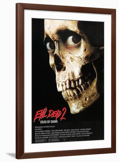Evil Dead II (aka Evil Dead 2: Dead By Dawn), 1987-null-Framed Art Print