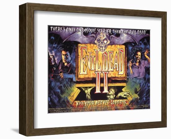 Evil Dead II, Bruce Campbell, 1987-null-Framed Art Print