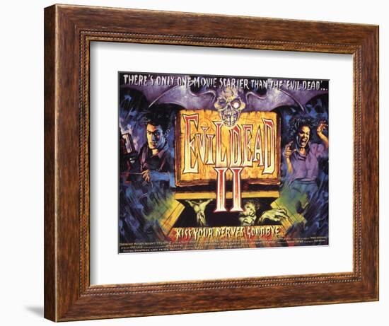 Evil Dead II, Bruce Campbell, 1987-null-Framed Art Print