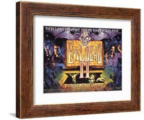 Evil Dead II, Bruce Campbell, 1987-null-Framed Art Print