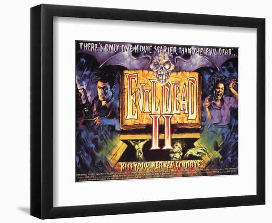 Evil Dead II, Bruce Campbell, 1987-null-Framed Art Print