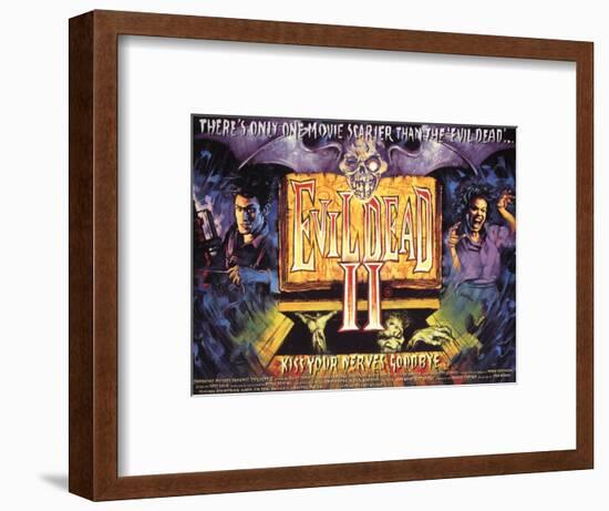 Evil Dead II, Bruce Campbell, 1987-null-Framed Art Print