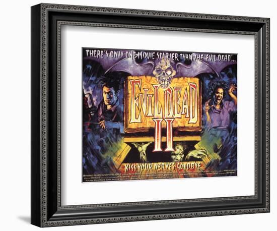 Evil Dead II, Bruce Campbell, 1987-null-Framed Art Print