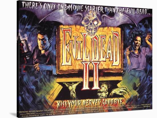 Evil Dead II, Bruce Campbell, 1987-null-Stretched Canvas